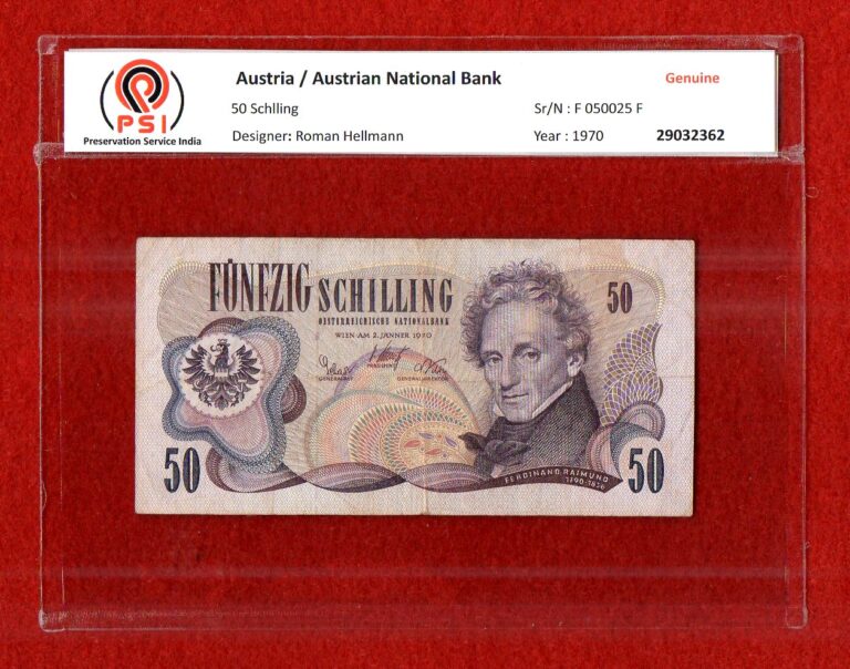 Austria 50 Schilling 1st Issue 1970 Banknote SNS Coins