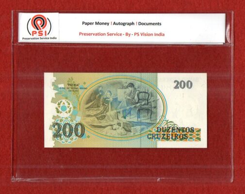 Brazil Cruzados Novos Banknote Sns Coins