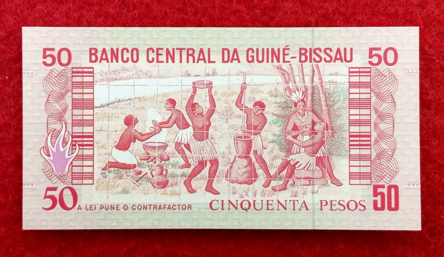 Guinea Bissau Pesos Pansau Na Isna Banknote Sns Coins