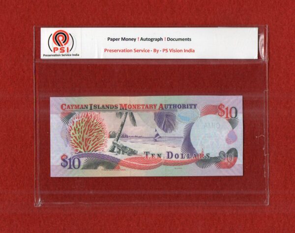 Cayman Islands 10 Dollars Queen Elizabeth II 2005 Banknote - Image 2