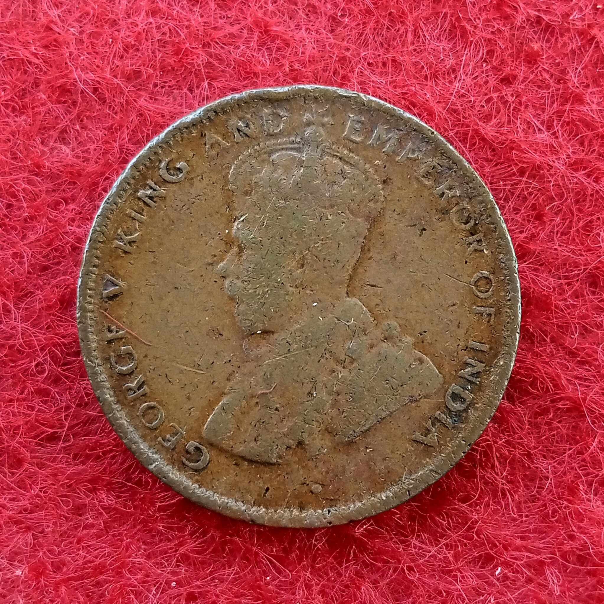 Sri Lanka (Ceylon) 1 Cent – George V 1912 Coin – SNS Coins