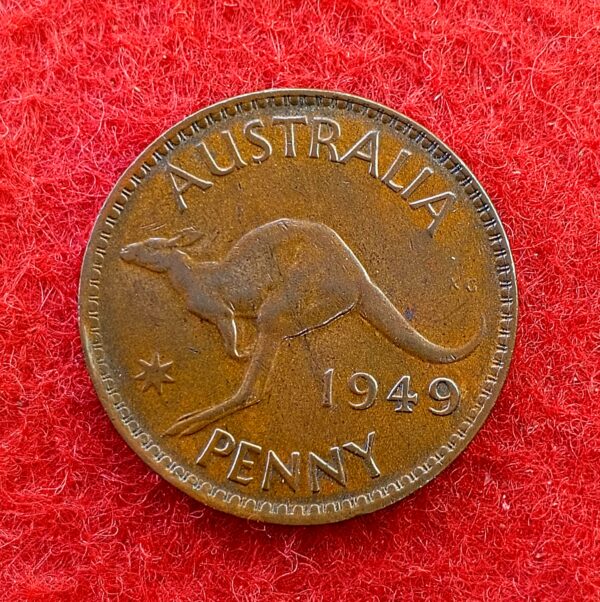 Australia 1 Penny - George VI 1949 Coin