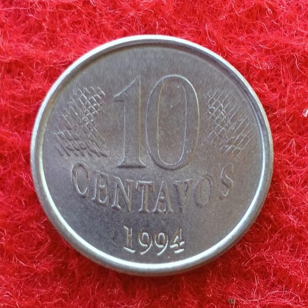 Brazil 10 Centavos 1994 Coin