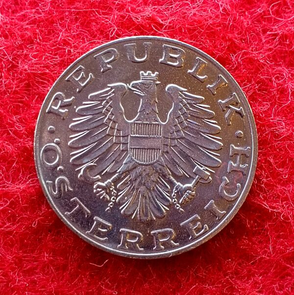 Austria 10 Schilling 1980 Coin  - Image 2