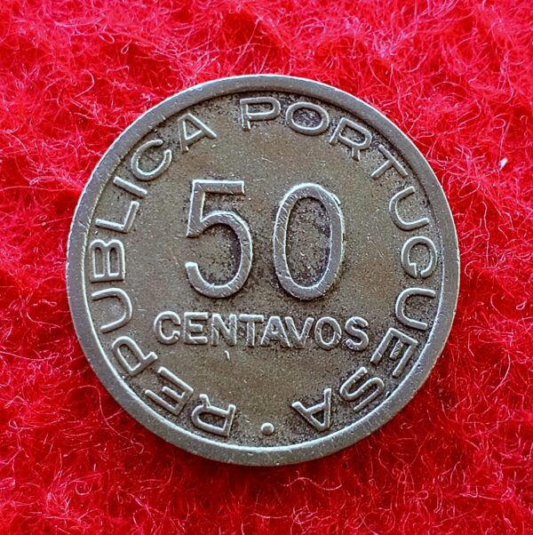 Mozambique 50 Centavos 1936 Coin