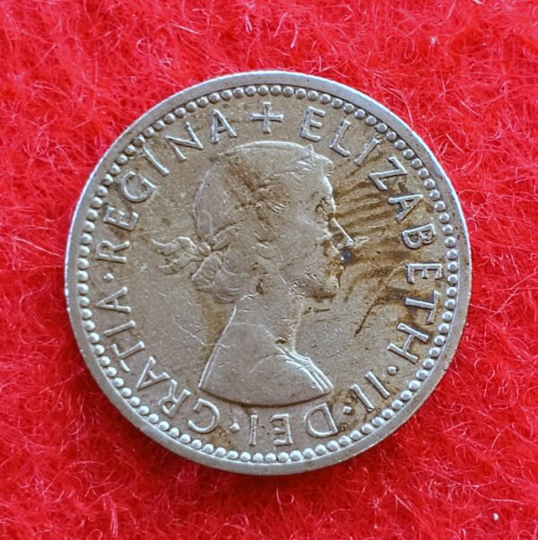 United Kingdom (UK) 6 Pence Elizabeth II 1954 Coin - Image 2