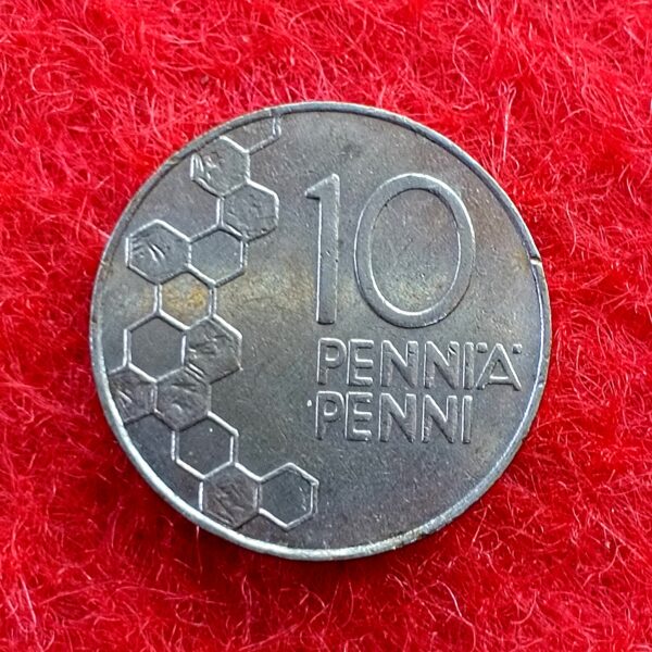 Finland 10 Pennia 1990 Coin 