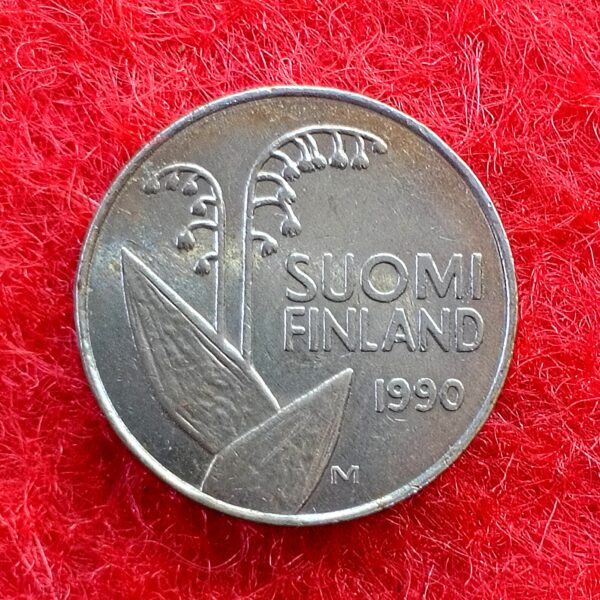 Finland 10 Pennia 1990 Coin  - Image 2