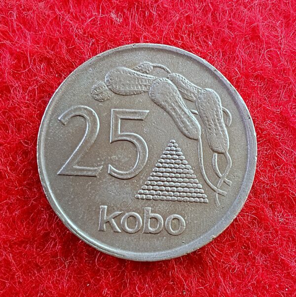 Nigeria 25 Kobo 1975 Coin