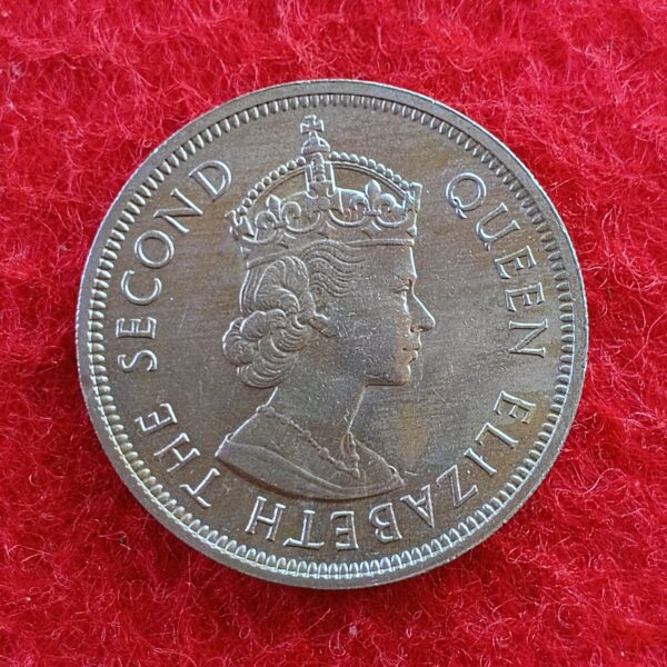 Hong Kong 1 Dollar - Elizabeth II 1st portrait 1972 Coin - Image 2