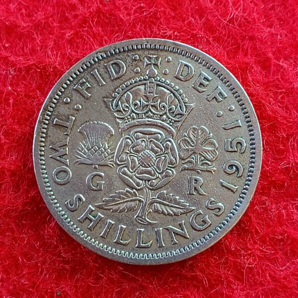 United Kingdom (UK) 2 Shillings - George VI 1951 Coin