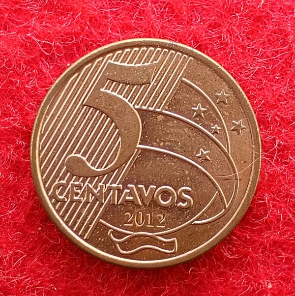 Brazil 5 Centavos Tiradentes 2012 Coin