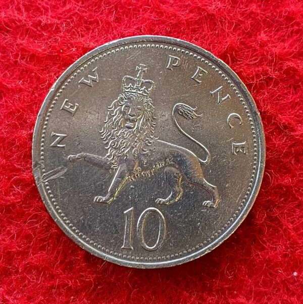 United Kingdom (UK) 10 New Pence - Elizabeth II 1969 Coin