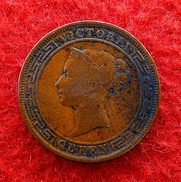 Sri Lanka (Ceylon) 5 Cents - Victoria 1870 Coin - Image 2