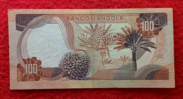  Angola 100 Escudos 1972 Banknote - Image 2