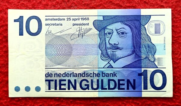 Netherlands 10 Gulden Frans Hals 1968 Banknote