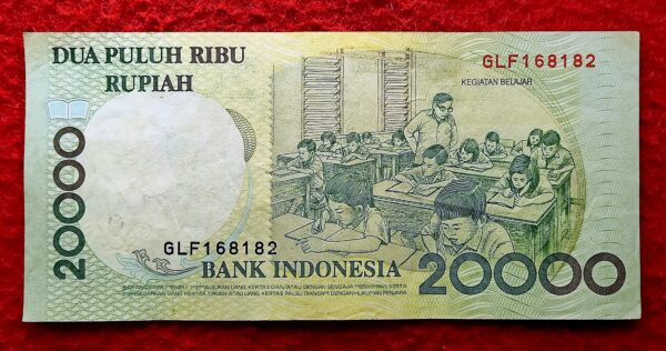 Indonesia 20000 Rupiah (Ganesha) 1998 Banknote  - Image 2