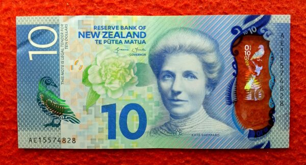 New Zealand 10 Dollars Whio (Blue Ducks) 2015 Polymer Banknote - Image 2