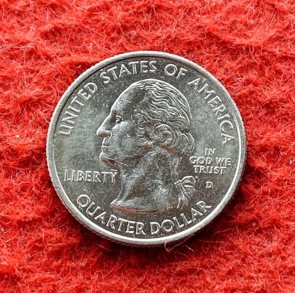 United States (USA) 1/4 Dollar "Washington Quarter" Alaska 2008 Coin - Image 2