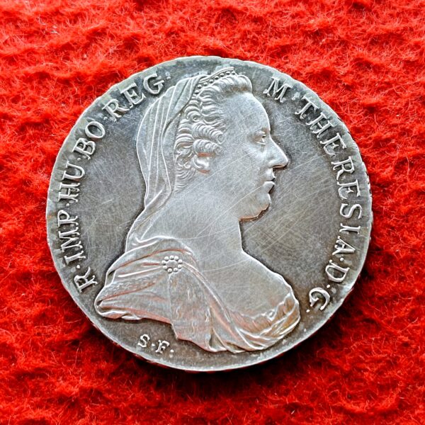 Austrian Empire (Austria) 1 Thaler - Maria Theresia 1780 Silver Coin - Image 2