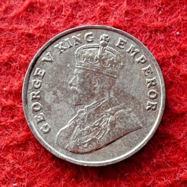 British India 8 Annas - George V 1919 Coin - Image 2