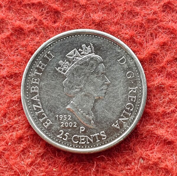 Canada 25 Cents - Elizabeth II Canada Day 2002 Coin - Image 2