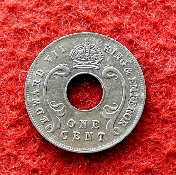 East Africa 1 Cent - Edward VII 1910 Coin - Image 2