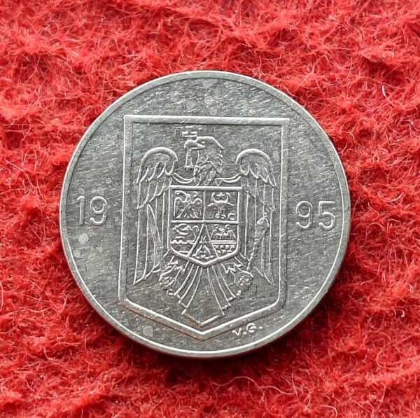 Romania 10 Lei 1995 Coin - Image 2