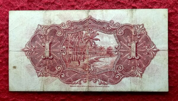 Straits Settlements (British Malaysia) 1 Dollar - George V 1925 Banknote - Image 2