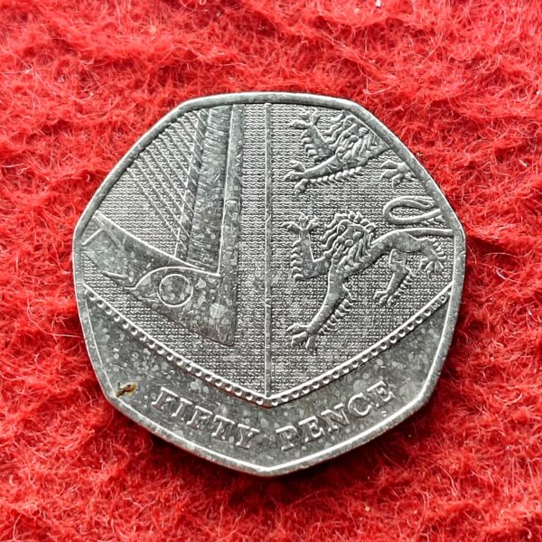 United Kingdom (UK) 50 Pence Elizabeth II 2008 Coin