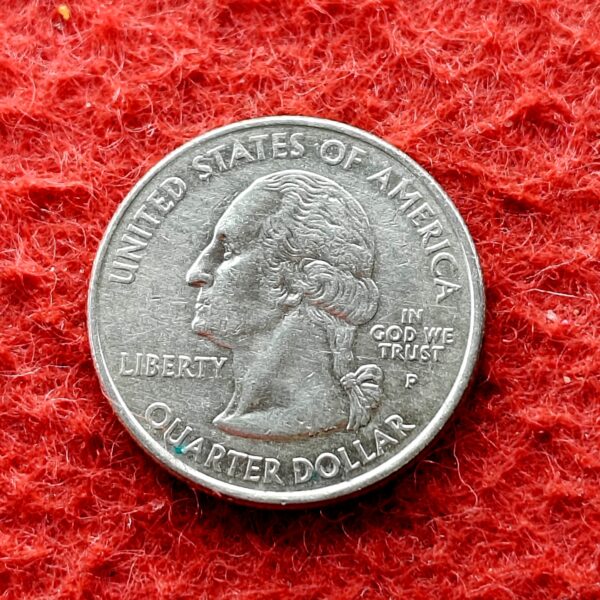 United States (USA) 1/4  Dollar “Washington Quarter”  Indiana 2002 Coin P (Mint of Philadelphia) - Image 2