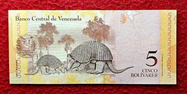 Venezuela 5 Bolivares 2011 Banknote - Image 2