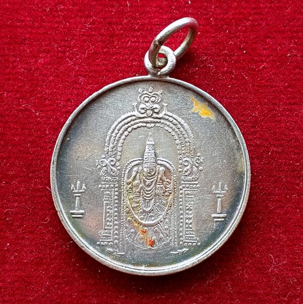 Tirupati Balaji Silver Medallion Pendant (10g) - Image 2