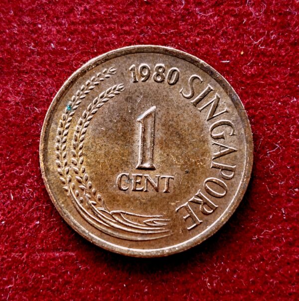 Singapore 1 Cent 1980 Coin 