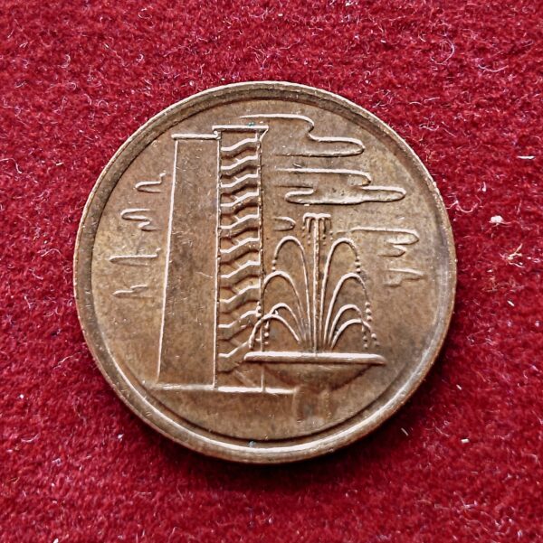 Singapore 1 Cent 1980 Coin  - Image 2