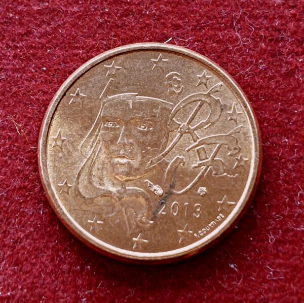 France 1 Euro Cent feminine Marianne 2013 Coin