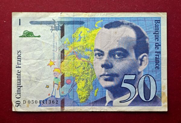 France 50 Francs Saint-Exupery 1999 Banknote