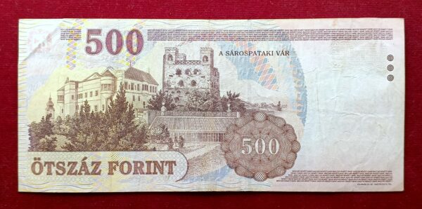 Hungary 500 Forint Prince Ferenc Rakoczi II 2001 Banknote - Image 2