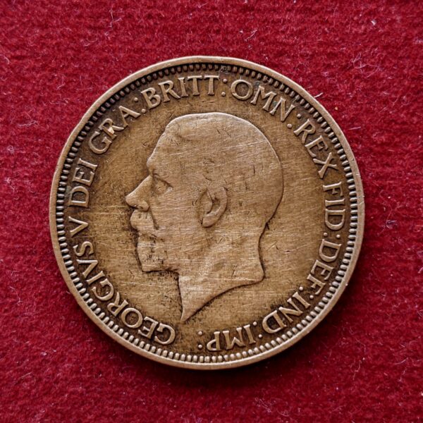 United Kingdom (UK) 1/2 Penny George V 1935 Coin  - Image 2