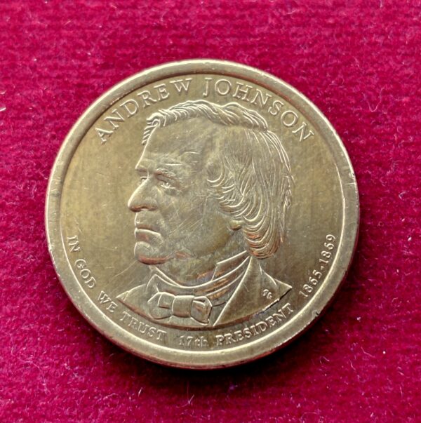 United States (USA) 1 Dollar Andrew Johnson - 17th President 2011 Commemorative Coin