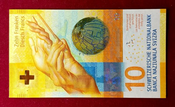 Switzerland 10 Francs 9th series Hybrid substrate (Durasafe) Banknote - Image 2