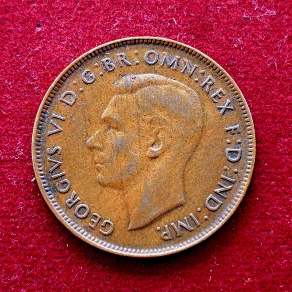 Australia 1 Penny - George VI 1948 Coin - Image 2