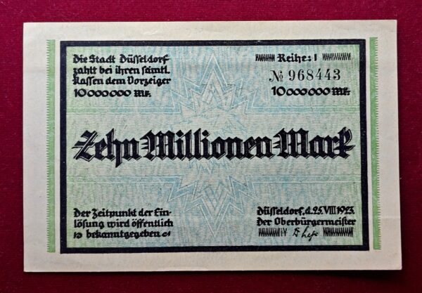 City of Solingen 1000000 Mark 1923 Banknote