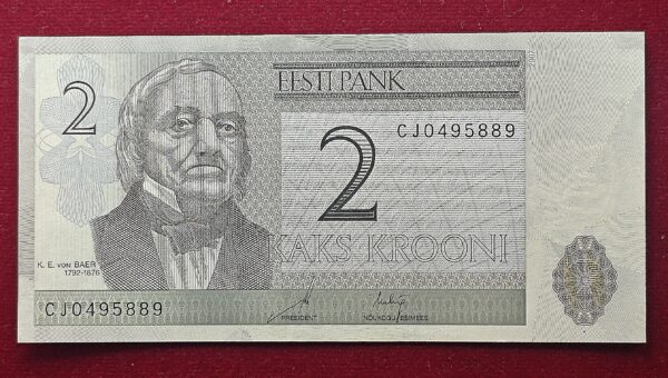 Estonia 2 Krooni Banknote