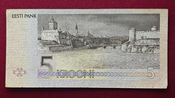  Estonia 5 Krooni 1994 Banknote - Image 2