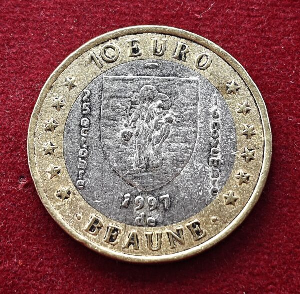 France 10 euros de Beaune 1997 Commemorative Coin