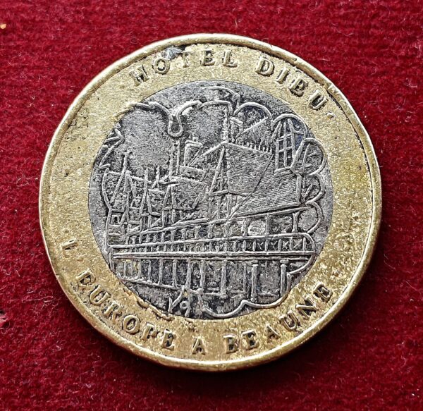 France 10 euros de Beaune 1997 Commemorative Coin - Image 2