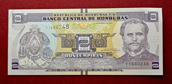 Honduras 2 Lempiras 2012 Banknote