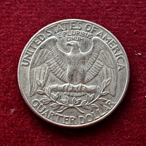 United States (USA) 1/4 Dollar Washington Quarter 1990 Coin - Image 2