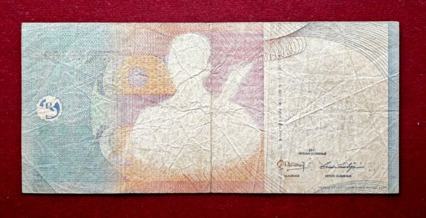 Indonesia 1000 Rupiah 2011 Captain Pattimura "Misprint" Error Note 